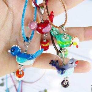 Collier Petit Oiseau Bleu