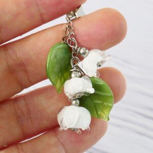 Brin de muguet blanc porte bonheur