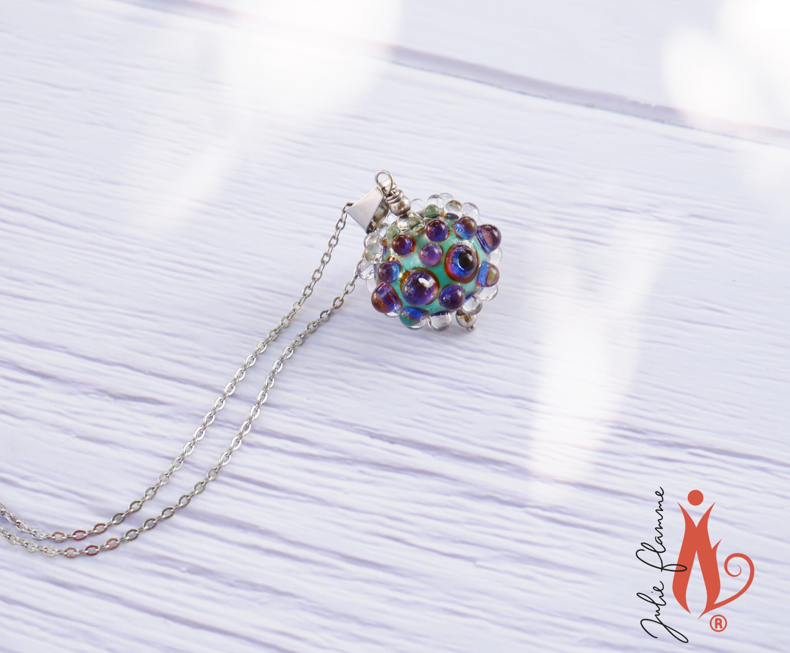 collier perle de verre bijou verre de murano perle julie flamme (2)