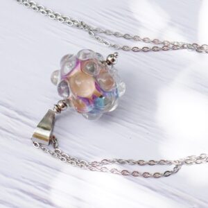 collier verre de murano bijou perle de verre julie flamme (3)
