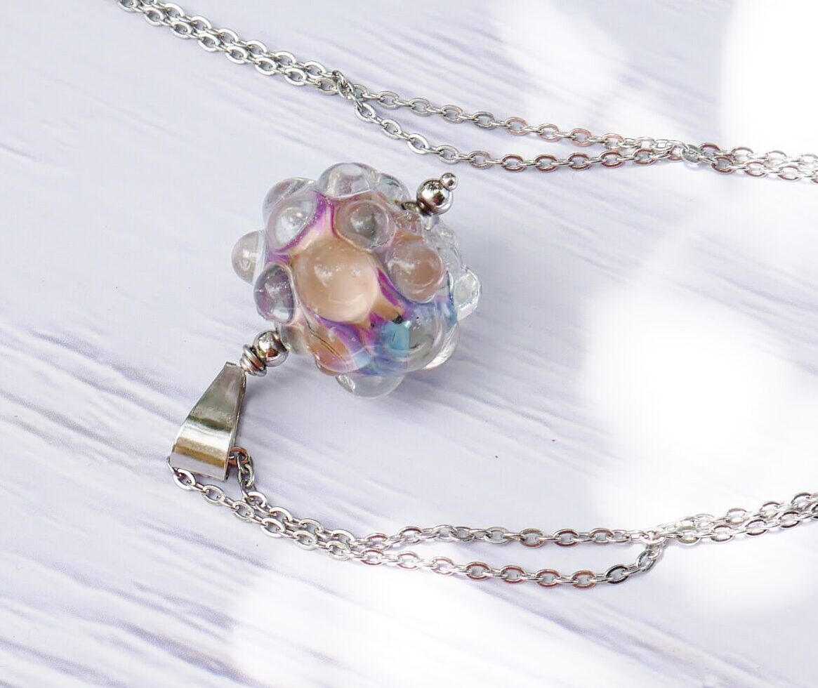 collier verre de murano bijou perle de verre julie flamme (3)