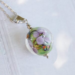 Collier jardin fleuri