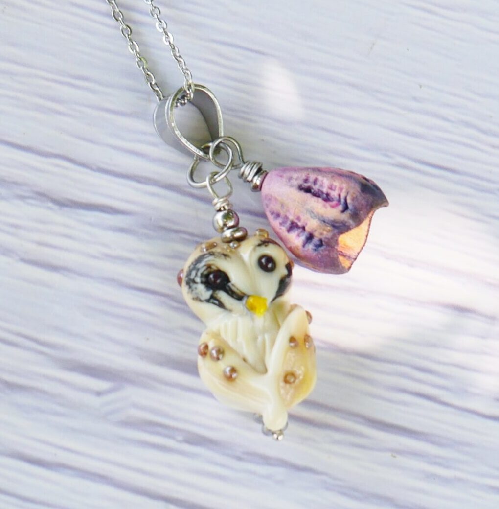 Collier petite chouette de la forêt