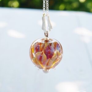 Perles à pétales et argent 925