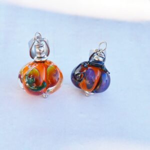 Pendentifs citrouilles magiques, citrouille violette