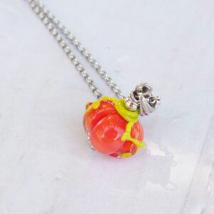Collier petite citrouille