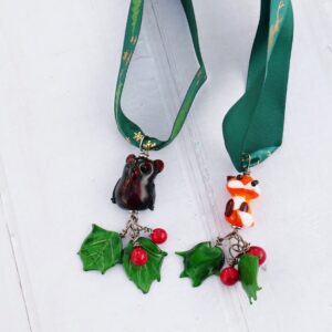 decoration de noël petit ours brun