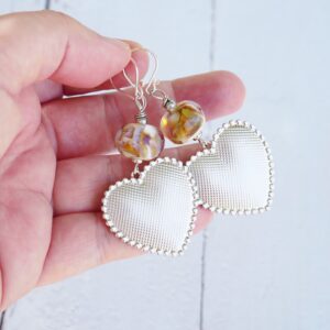 Boucles Coeurs d'Argent
