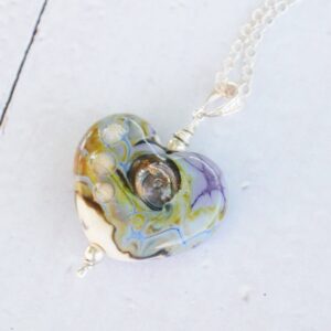 Collier Mon Coeur Irisé