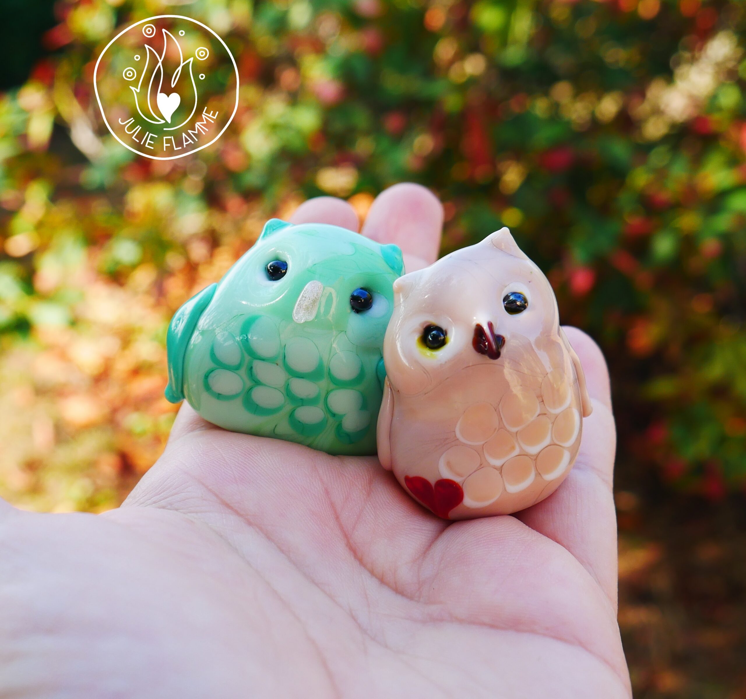 Adorable petite chouette turquoise – Image 2