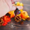 Joli collier citrouille violette - Thumbnail Image 3