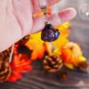 Joli collier citrouille violette - Thumbnail Image 2