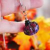 Joli collier citrouille violette - Thumbnail Image 1